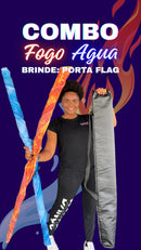 Combo Água e Fogo + Porta Flags de Brinde