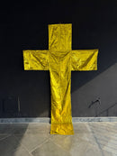 Flag Pipa Cruz Dourada MÉDIA