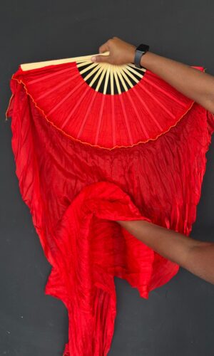 Leque Vermelho SEDA PURA