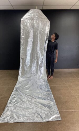Flag Pipa Gigante Prata