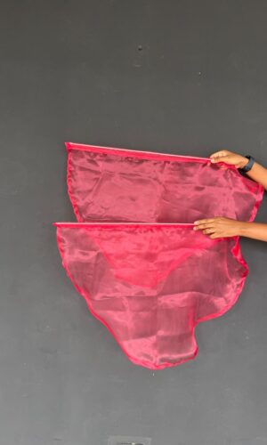 Par de Flags Infantil Cristal Vermelho