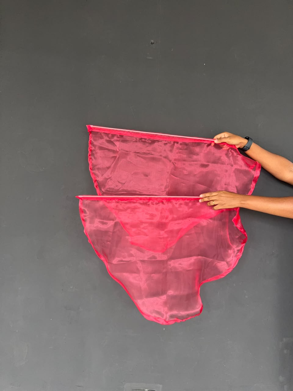 Par de Flags Infantil Cristal Vermelho