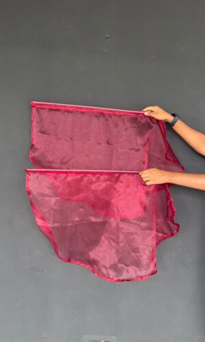 Par de Flags Infantil Cristal Vinho