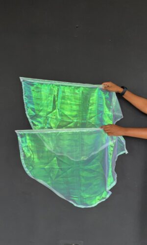 Par de Flags Infantil Furta-cor Branca